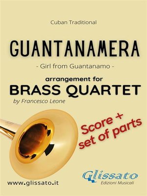 cover image of Guantanamera--Brass Quartet (score & parts)